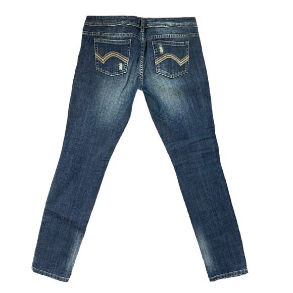 2b bebe Skinny Jeans Womens Size 30, Ripped Stretchy Skinny Jeans Vintage - Picture 2 of 8